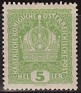Austria - 1918 - Crown - 5 H - Green - Austria, Crown - Scott 146 - 0